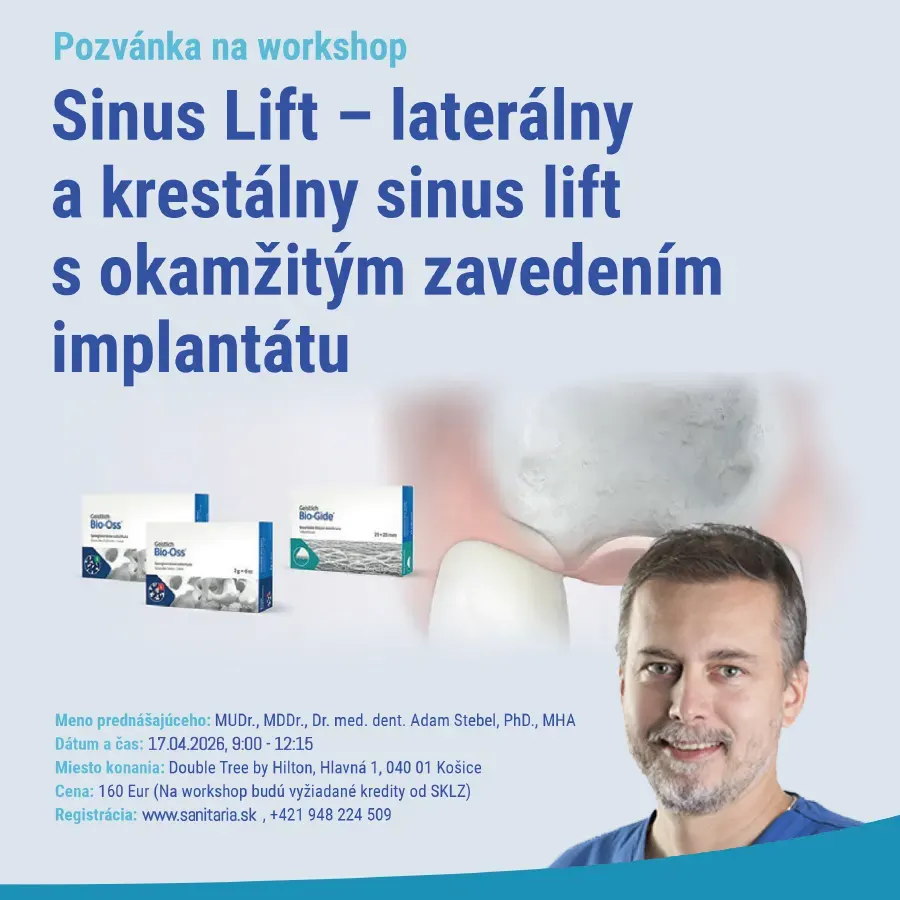 Sinus Lift – laterálny a krestálny sinus lift s okamžitým zavedením implantátu